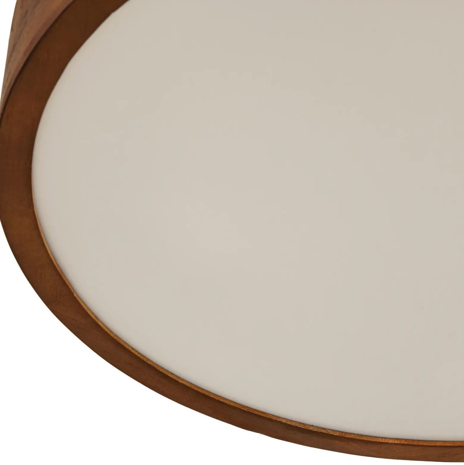 Lámpara de techo Lindby Tanju, Ø 50 cm, madera de caucho, 4 luces, E27