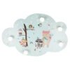 Lámpara de techo Little Indians, nubes, menta