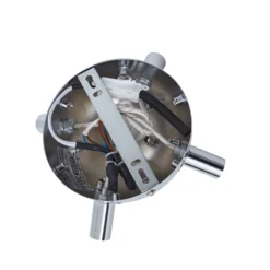 Lámpara de techo Lucande Kaelor, Ø 60 cm, color cobre, aluminio