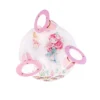 Lámpara de techo Mara mermaid, blanco/rosa, Ø 29 cm, E14