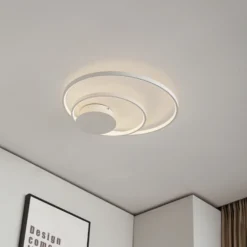 Lámpara de techo Nerwin LED de Lindby, redonda, blanca