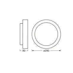 Lámpara de techo ORBIS MADRID de OSRAM, níquel, Ø 29 cm, metal/vidrio