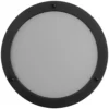Lámpara de techo OSRAM BATHROOM, negra, Ø 31 cm, metal/vidrio, IP44