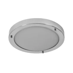 Lámpara de techo OSRAM BATHROOM, cromada, Ø 31 cm, metal/vidrio IP44