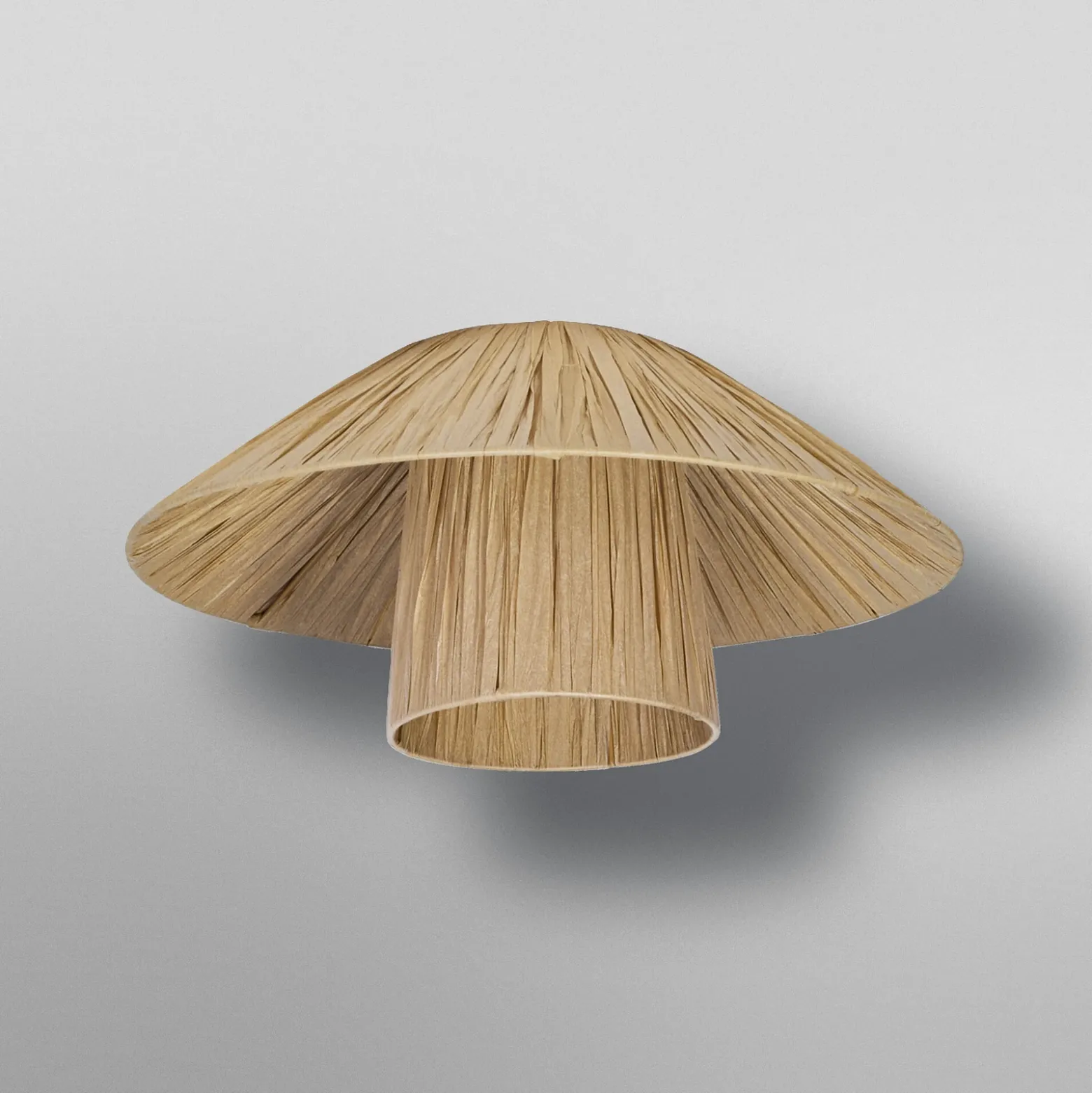 Lámpara de techo OSRAM Decor Bamboo Paper Hat Ø 40 cm, bambú E27