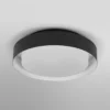 Lámpara de techo OSRAM ORBIS MADRID, negra, Ø 29 cm, metal/vidrio