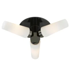 Lámpara de techo para baño Brastad, negra