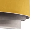 Lámpara de techo Pastell Trio Ø 60 cm mostaza/gris/gris claro