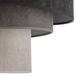 Lámpara de techo Pastell Trio Ø 60 cm en 3 tonos de gris