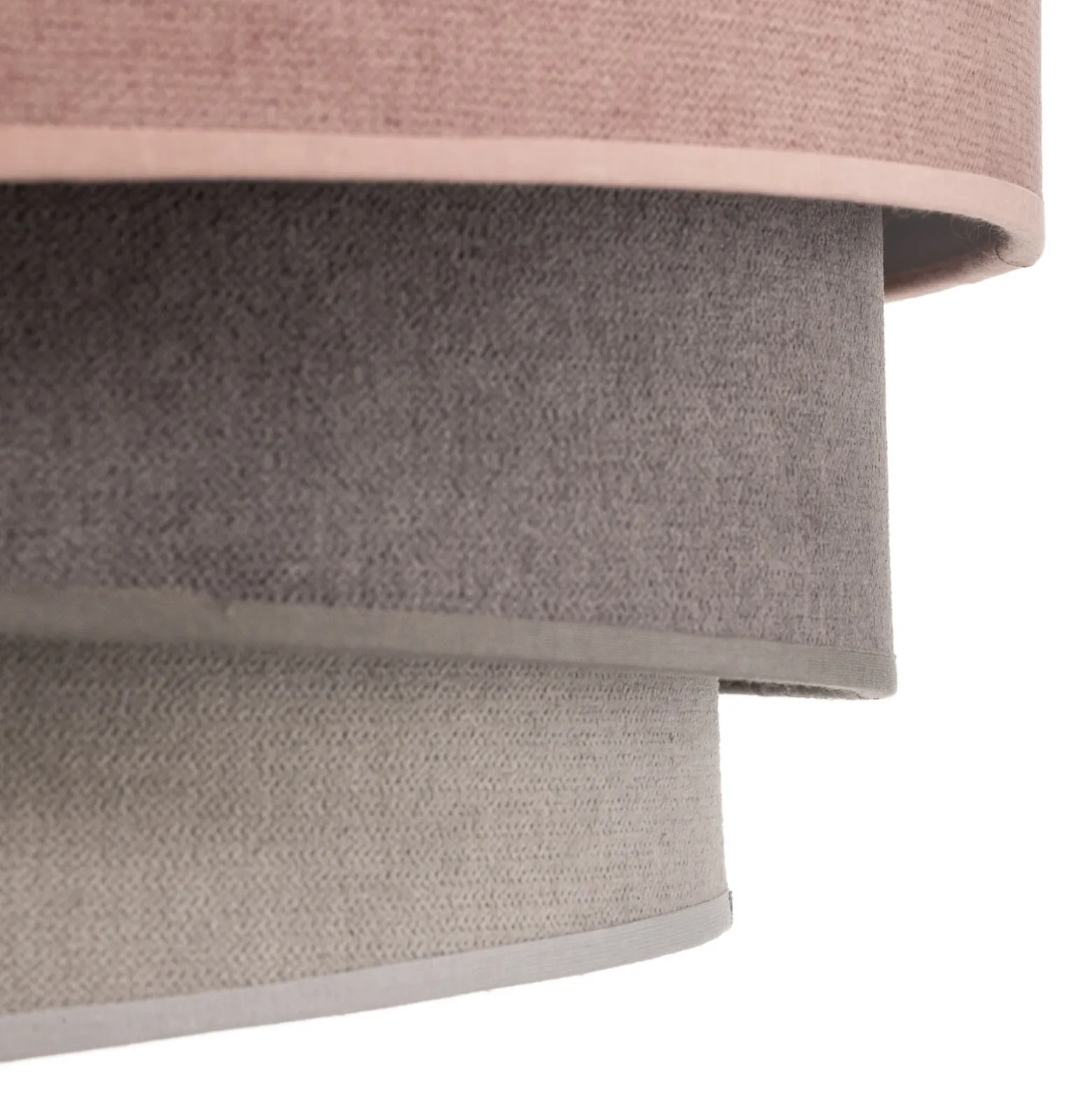 Lámpara de techo Pastell Trio Ø 45 cm rosa/gris/gris claro