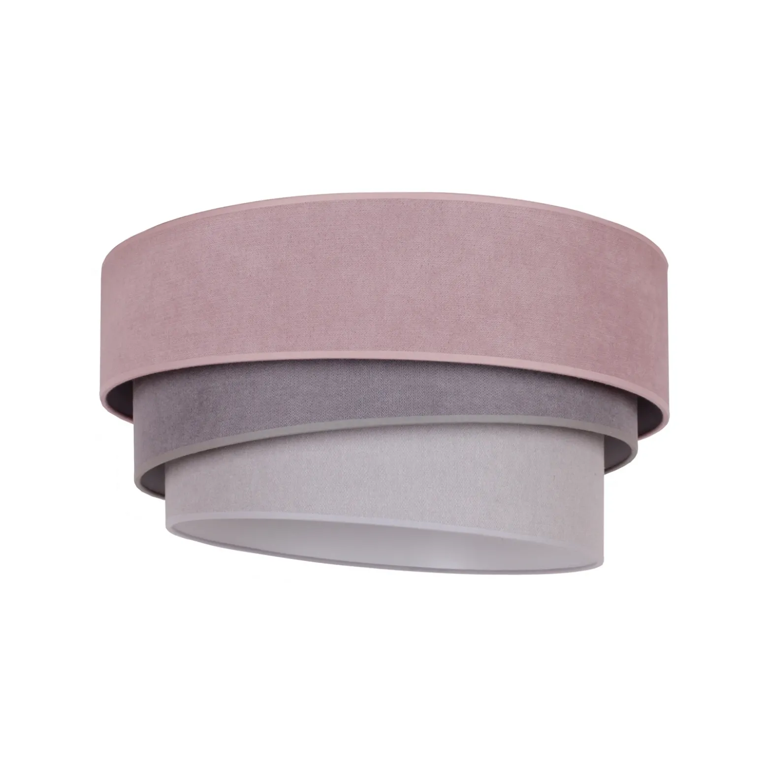 Lámpara de techo Pastell Trio Ø 60 cm rosa/gris/gris claro