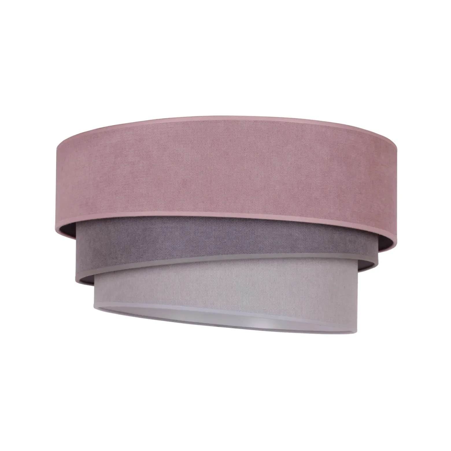 Lámpara de techo Pastell Trio Ø 60 cm rosa/gris/gris claro