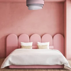 Lámpara de techo Pastell Trio Ø 60 cm rosa/gris/gris claro