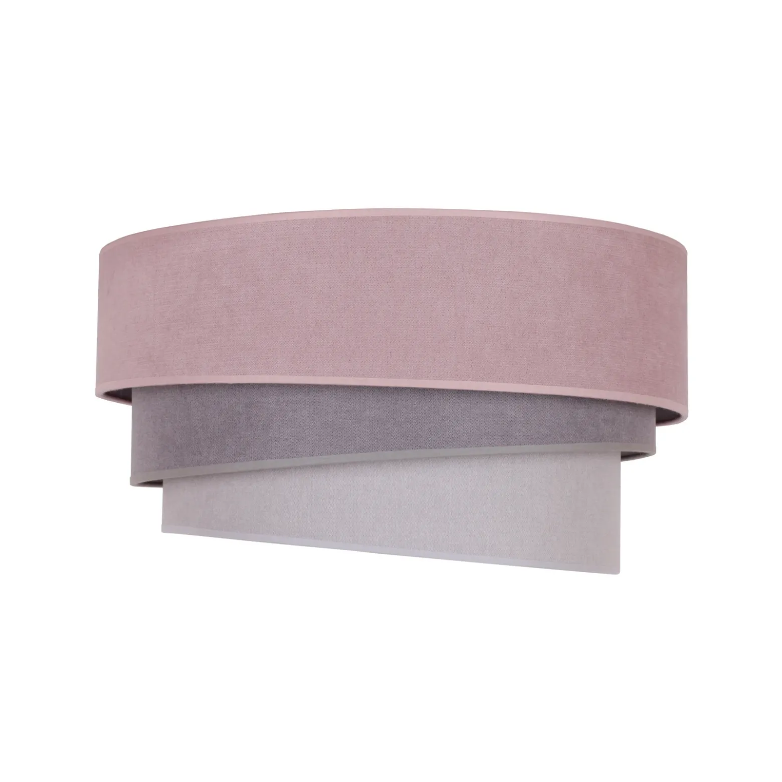 Lámpara de techo Pastell Trio Ø 60 cm rosa/gris/gris claro