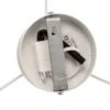Lámpara de techo Pastell Trio Ø 45 cm mostaza/gris/gris claro