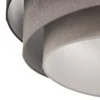 Lámpara de techo Pastell Trio Ø 60 cm en 3 tonos de gris