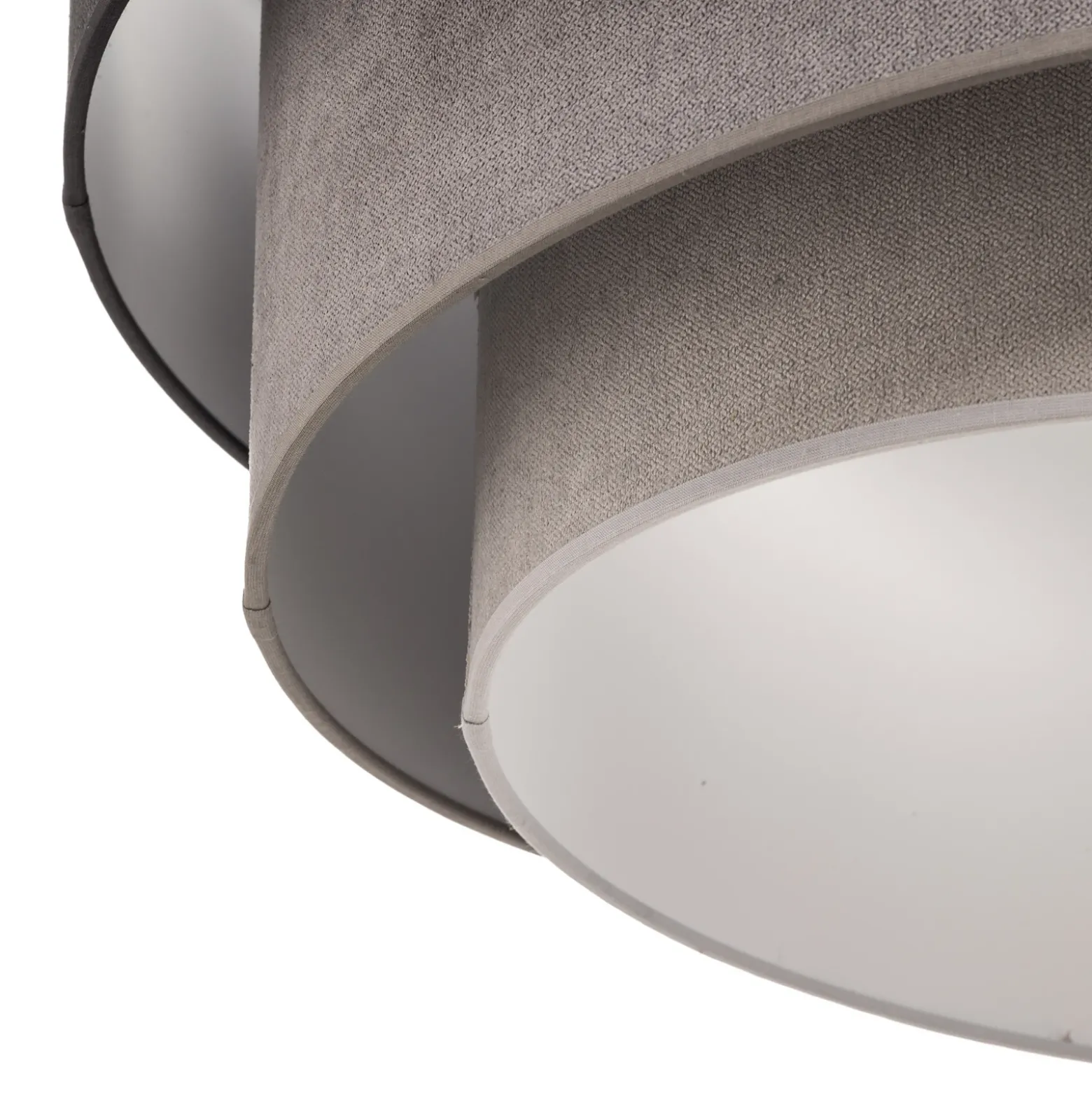 Lámpara de techo Pastell Trio Ø 60 cm en 3 tonos de gris