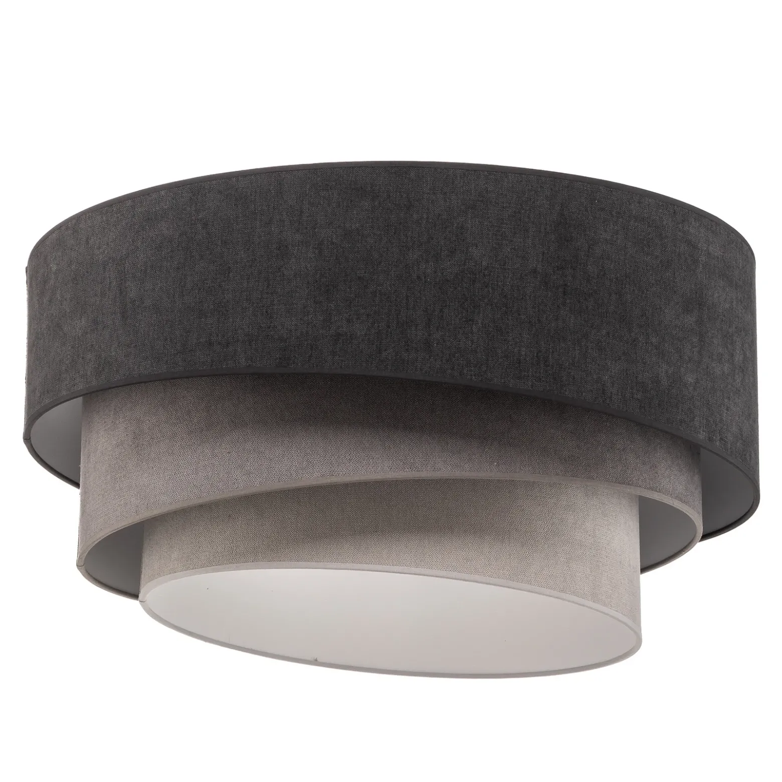 Lámpara de techo Pastell Trio Ø 60 cm en 3 tonos de gris