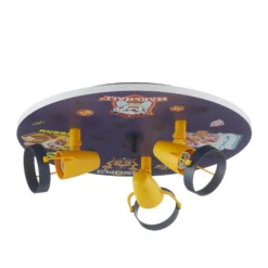 Lámpara de techo Paw Patrol con tres focos