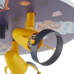 Lámpara de techo Paw Patrol con tres focos