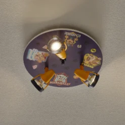 Lámpara de techo Paw Patrol con tres focos
