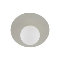Lámpara de techo Pixie, beige, cristal, Ø 25 cm, esfera, G9
