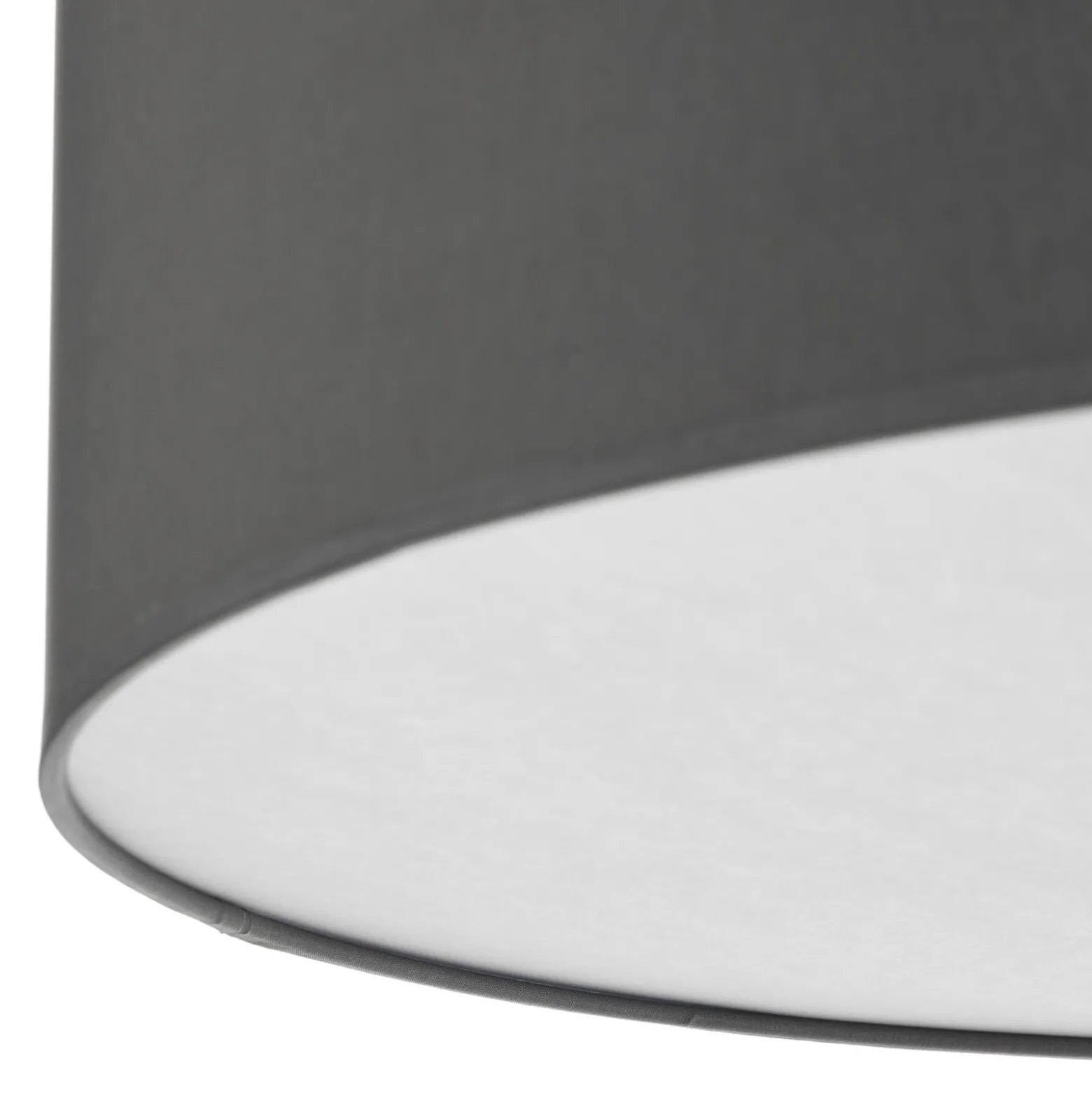 Lámpara de techo Rondo con distancia, gris Ø 60 cm