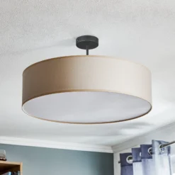 Lámpara de techo Rondo con distancia, crema Ø 60 cm
