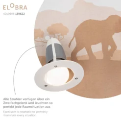 Lámpara de techo Scandi Savanne, naranja, Ø 29 cm, 3 luces