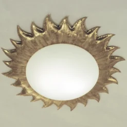 Lámpara de techo Sol oro