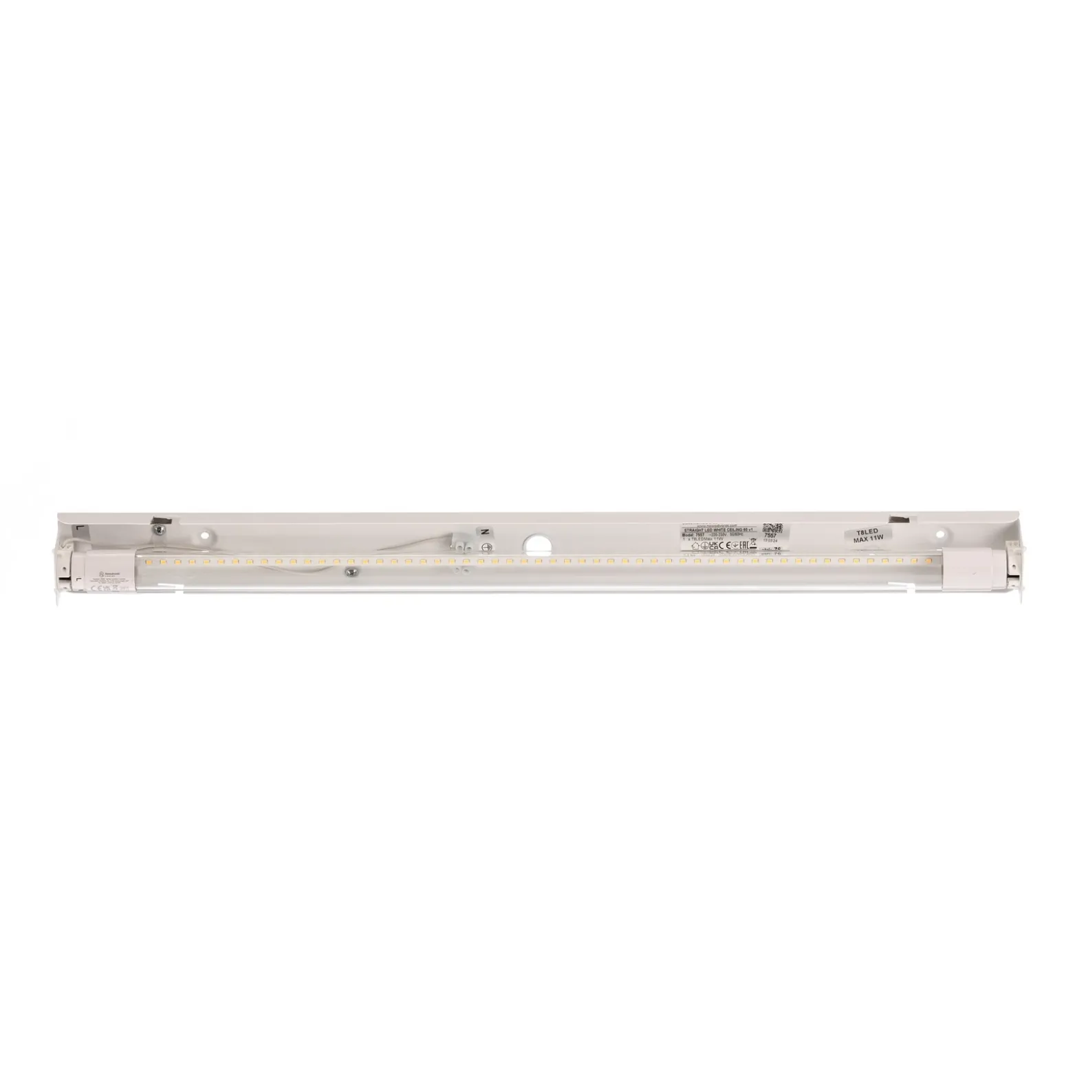 Lámpara de techo Straight blanca 62 cm
