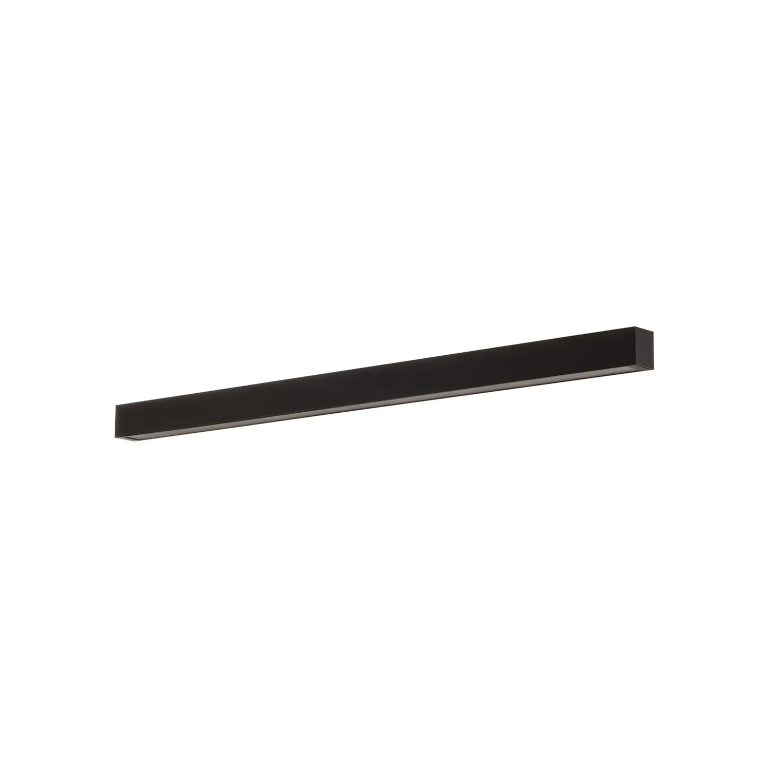 Lámpara de techo Straight negra de 122 cm