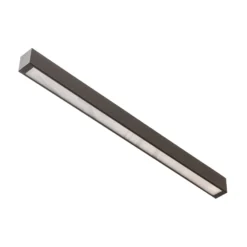 Lámpara de techo Straight negra 92 cm