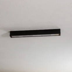 Lámpara de techo Straight negra 62 cm