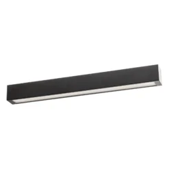 Lámpara de techo Straight negra 62 cm