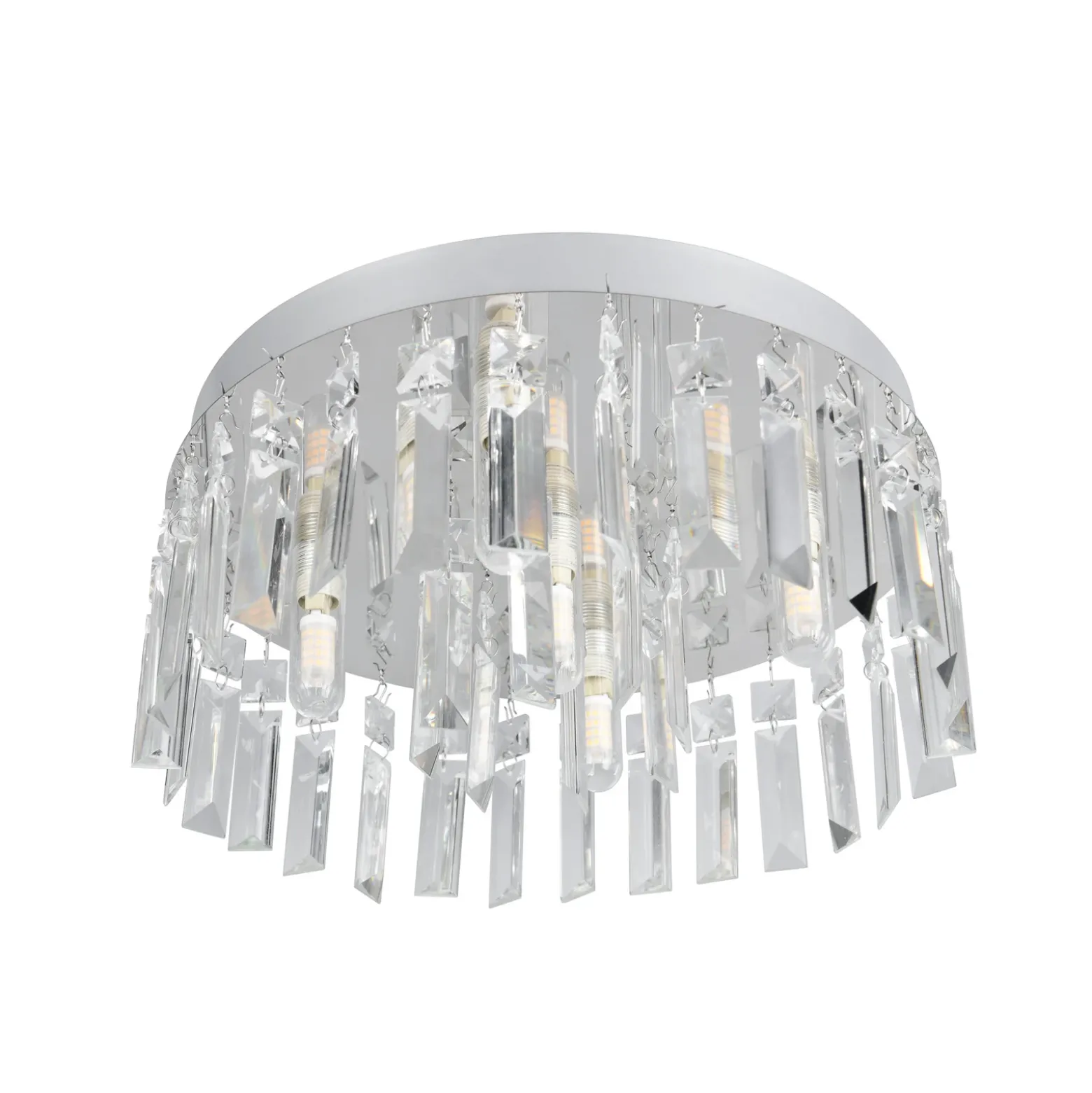 Lámpara de techo Tommaso, blanca, Ø 35 cm, plástico, IP44