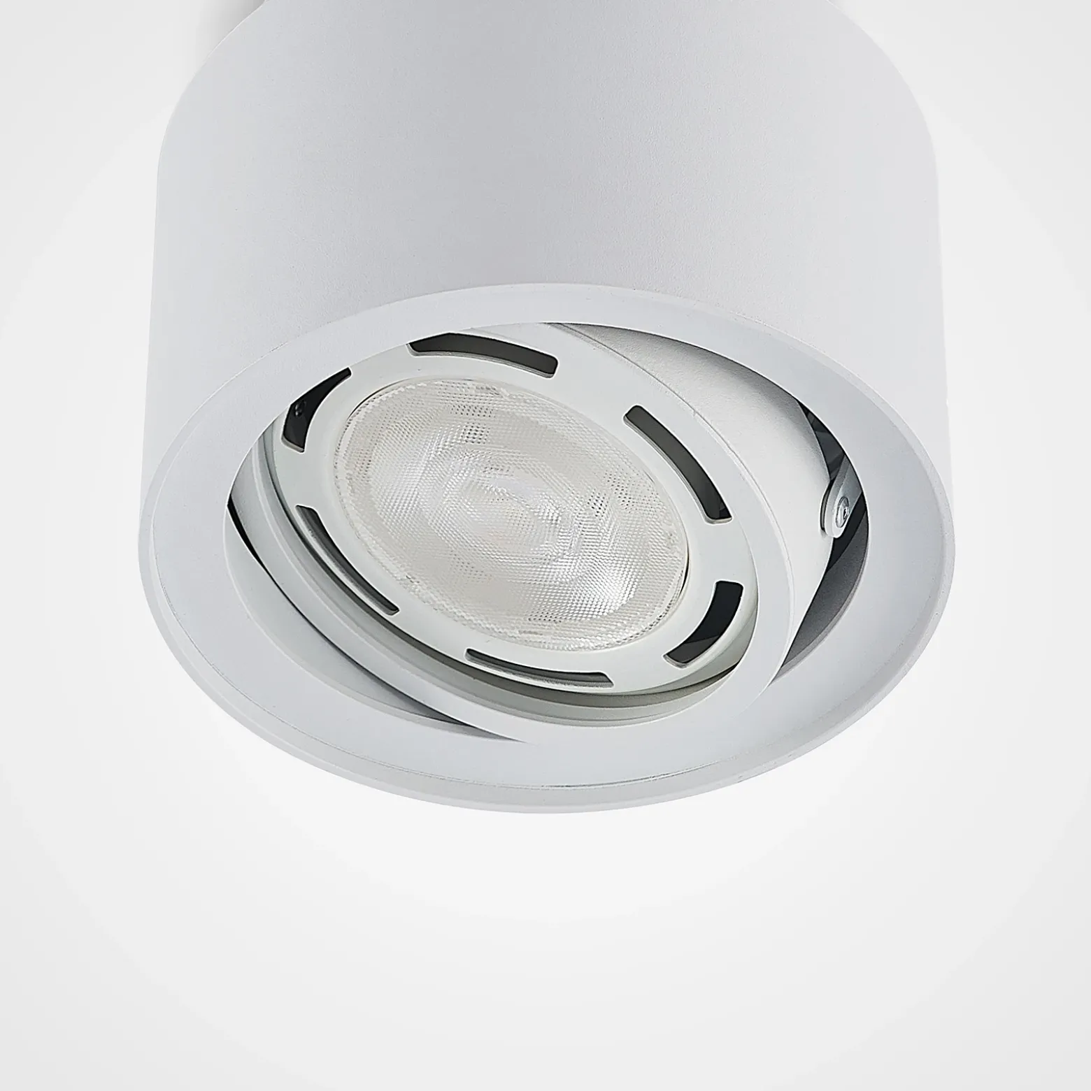 Lámpara de techo Walisa de Arcchio, Ø 15 cm, blanca, metal, GU10