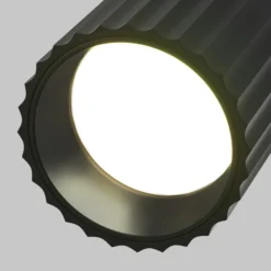 Lámpara empotrable Calipso de Maytoni, negra, orientable, GU10