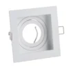 Lámpara empotrable Grid One, blanca, 10 x 10 cm, aluminio, GU10