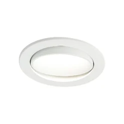 Lámpara empotrable LED Arcchio Katerin, blanca, orientable, juego de 3 unidades
