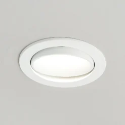Lámpara empotrable LED Arcchio Katerin, blanca, orientable, juego de 2 unidades