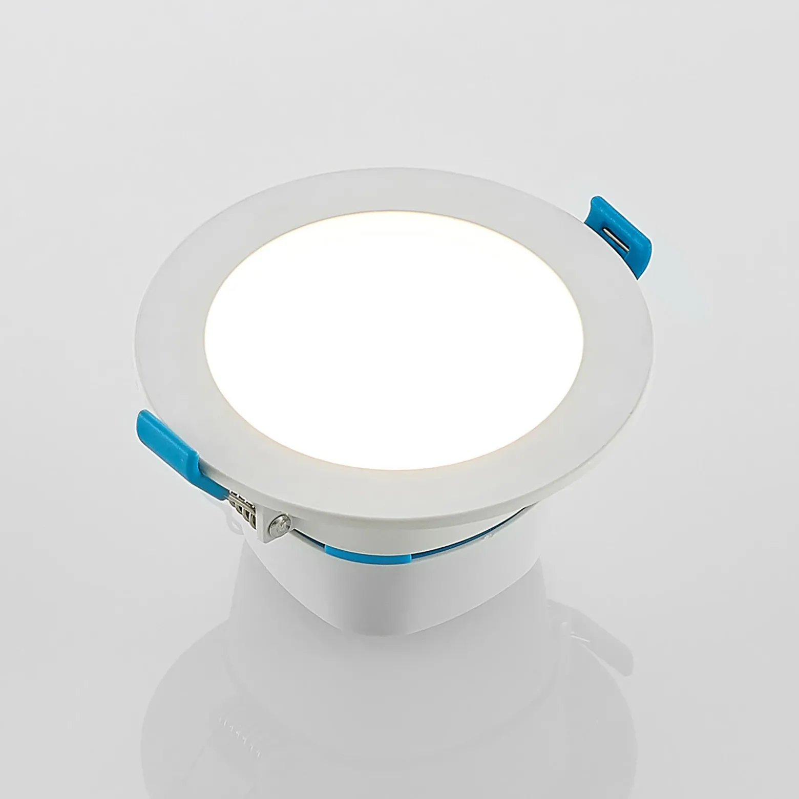 Lámpara empotrable LED Arcchio Milaine, blanca, atenuable, Set de 10