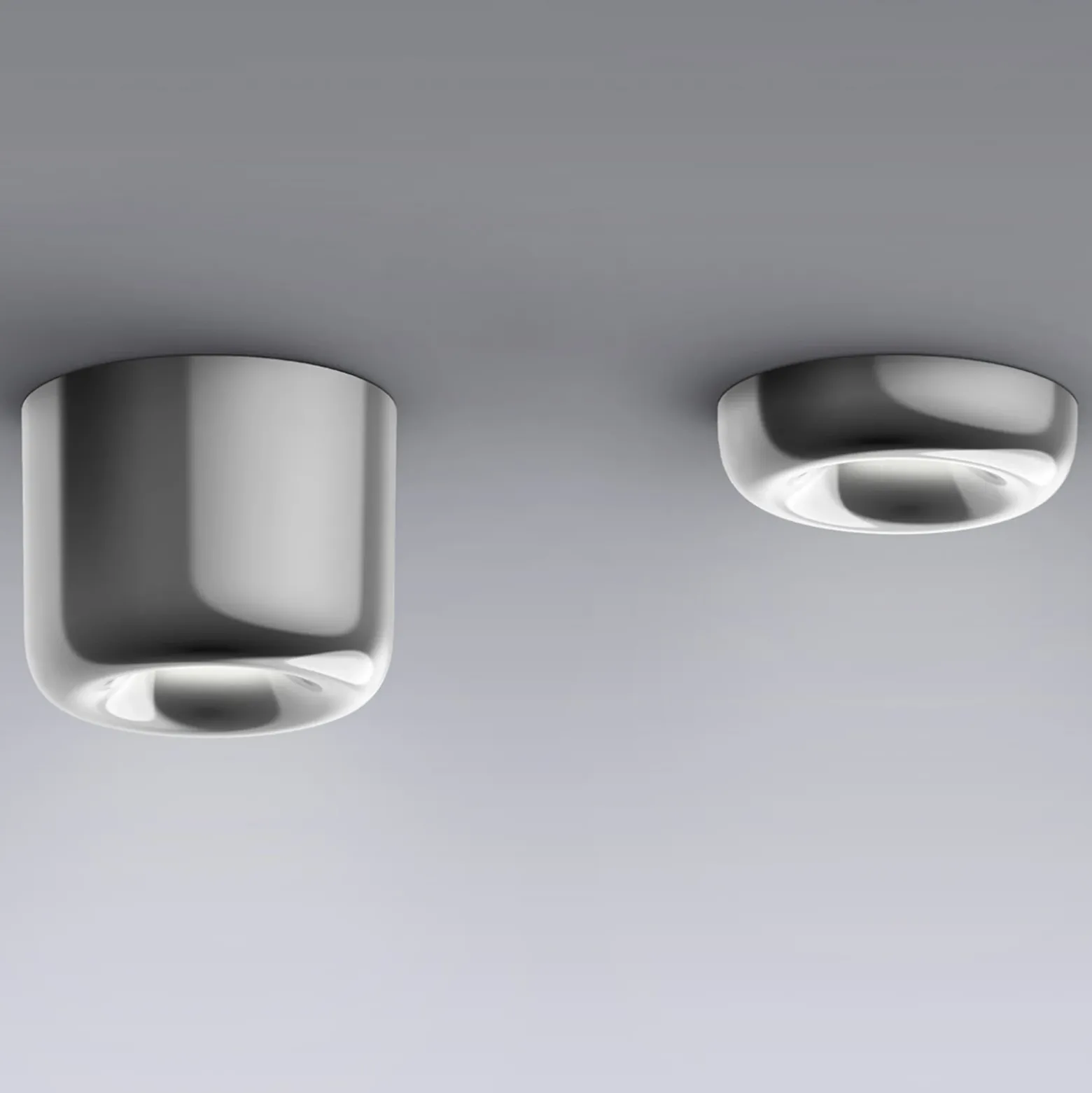 Lámpara empotrable LED Cavity Recessed de Serien Lighting, aluminio, atenuable.