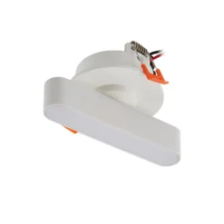 Lámpara empotrable LED Eldrin de Lindby, blanca, barra de luz, 13,1 cm