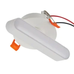 Lámpara empotrable LED Eldrin de Lindby, blanca, barra de luz, 13,1 cm