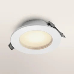 Lámpara empotrable LED ESSENTIAL de OSRAM, blanca, Ø 9,7 cm, IP44, juego de 3
