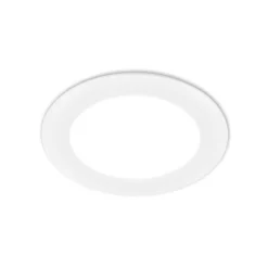 Lámpara empotrable LED Jeft, Ø 17 cm, blanca, 4000K, atenuable