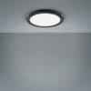 Lámpara empotrable LED LightMe Aqua Plano IP44, negra