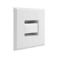 Lámpara empotrable LED MEGAMAN Tina, blanca, longitud 9 cm, orientable