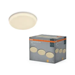 Lámpara empotrable LED OSRAM SLIM, Ø 12 cm, blanca, metal, 3.000 K